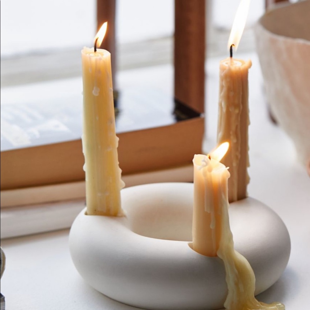 Urban Outfitters Candle Holder and Taper Candles